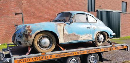 Este Porsche 356C de 1964 estuvo abandonado en un almacén durante casi 42 años