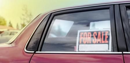 Un coche en venta