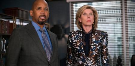 Michael Boatman y Christine Baranski en una imagen de 'The good fight'&nbsp;