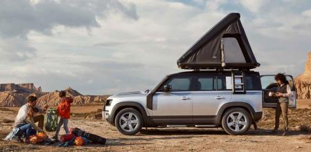 Esta tienda para Land Rover Defender 110 ofrece una longitud de 2,3 metros de largo, 1,3 metros de ancho y 1,5 metros de alto.