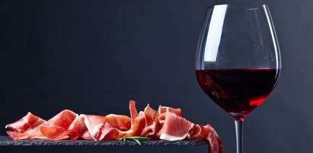 Vino y jamón