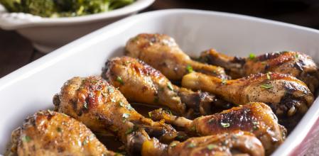 Muslos de pollo al horno