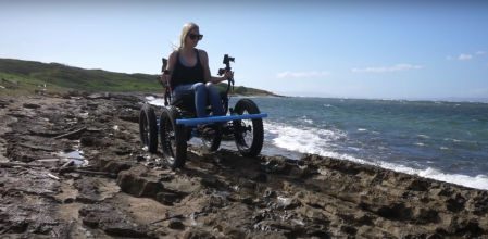 El Rig es una silla eléctrica todoterreno que ofrece una gran libertad de movimientos