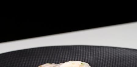 Rollitos de pescado y verduras