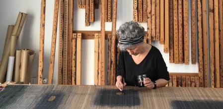La artista textil Kima Guitart