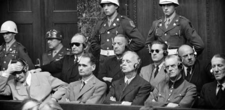 Algunos de los acusados durante una de las sesiones del juicio