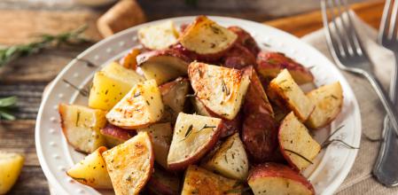 Patatas con romero y limón