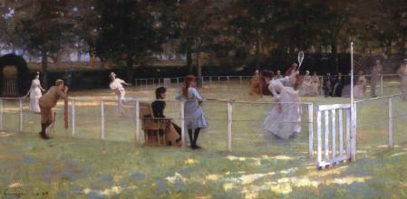 La fiesta del tenis, John Slavery (1885)