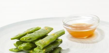 Judías verdes con salsa ponzu