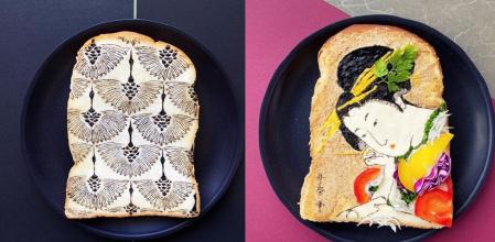 Arte en las tostadas