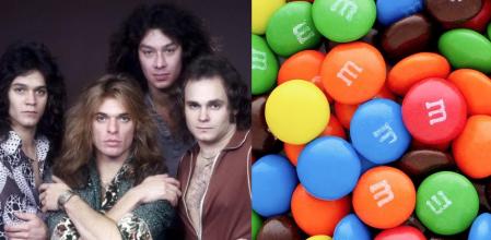 Los integrantes del grupo Van Halen no soportaban encontrase con M&M's marrones en el backstage