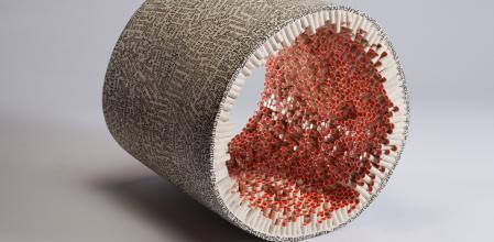 Artèria il·lustrada,obra de porcelana de 2016 de Jordi Marcet i Rosa Vila-Abadal