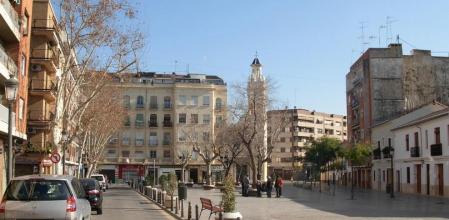 Plaza del barrio de Patraix (Valencia)