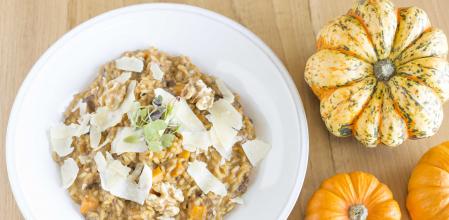 Risotto de calabaza tipo cacahuete de Ametller Origen