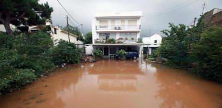 Inundación en Alicante tras lluvia intensa.&nbsp;