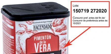 Pimentón de la Vera Dulce Hacendado Mercadona