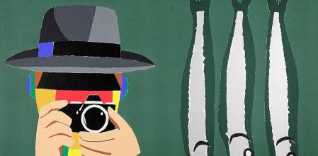 Noticias sin importancia II , 2004. Serigrafía (15 colores). 78,8 x 98,8 cm.  (fragmento