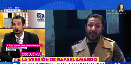 Cándido Conde-Pumpido, abogado de Rafael Amargo, en 'Espejo público'