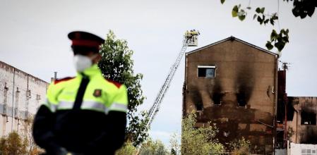 Incendio Badalona