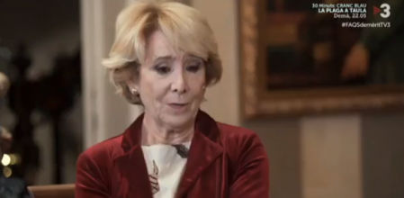 Esperanza Aguirre, en 'FAQs' de TV3