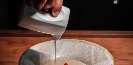 Uno de los platos de DINS de Santi Taura