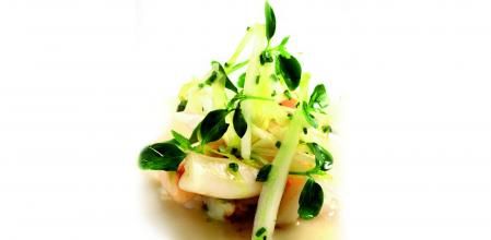 crema de endibias con navajas