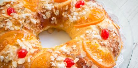 El roscón debe fermentar durante un periodo de tiempo largo