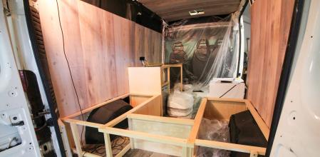 El proceso de 'camperización' requiere de mucha paciencia