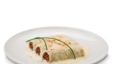 Una de las variedades de canelones de la nueva tienda barcelonesa