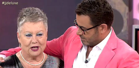 Jorge Javier Vázquez y su madre, en el 'Deluxe'