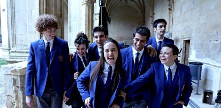 Una imagen del reparto de 'El internado. Las cumbres'.