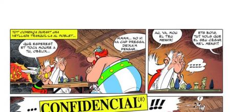 La única viñeta que se ha avanzado del nuevo álbum sobre Astérix
