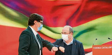 Iceta defiende la permanencia de Illa en Sanidad hasta que comience la campaña