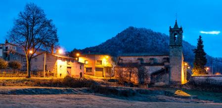 Invierno en Santa Maria de Besora.