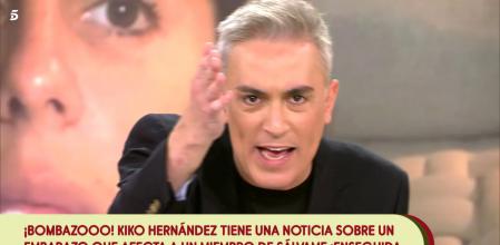 Kiko Hernández daba la noticia de la paternidad de Javier Tudela tras una información que le llegaba