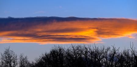 Nubes lenticulares en Gurb.