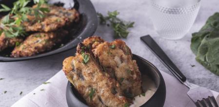 Pencas acelga rellenas y con bechamel