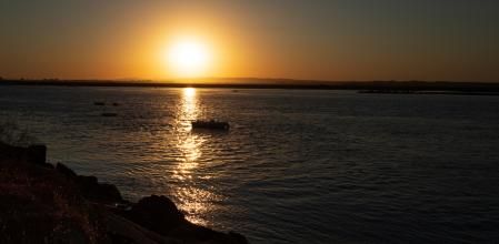Atardecer en Isla Cristina