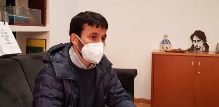 El conseller Vicent Marzà, durante la entrevista con Guyana Guardian