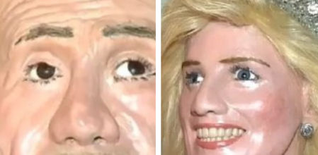 Los peculiares acabados de las figuras han hechos las delicias de los tuiteros