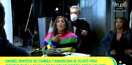 Anabel Pantoja abandona 'Sálvame' tras llamarla 'gorda'.