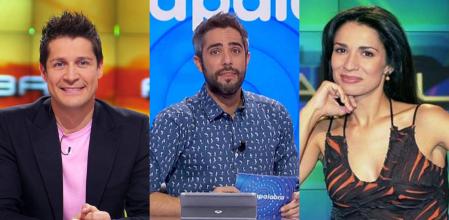 Jaime Cantizano, Roberto Leal y Silvia Jato. Los tres han presentado 'Pasapalabra' en A3.