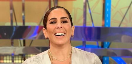 Anabel Pantoja con su estilismo para trabajar en 'Sálvame'