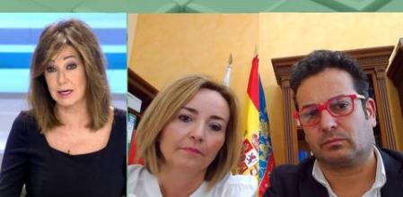 Los alcaldes de Els Poblets y El Verger, en su intervención en El programa de Ana Rosa.