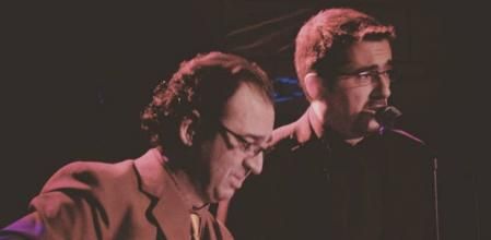 El músico barcelonés Joan Eloi Vila junto a Andreu Buenafuente