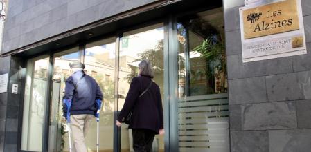 Entrada de la residencia Les Alzines de Tarragona
