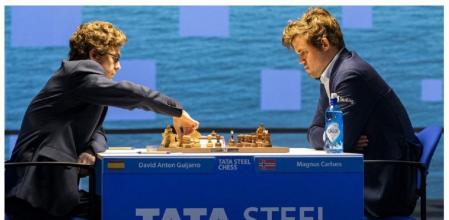 David Antón frente a Magnus Carlsen