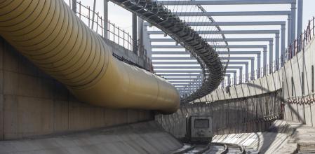 Obras del tren lanzadera al aeropuerto de El Prat