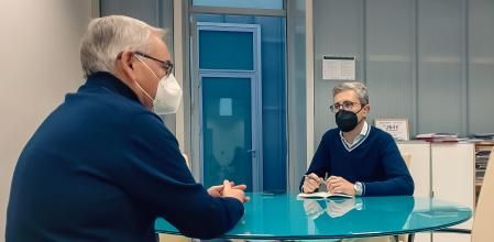 Joep VIcent Boira junto al conseller de Infraestructuras valenciano Josep Vicent Boira