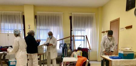 Vacunación en la residencias de mayores de Almassora, los primeros días del proceso de vacunación